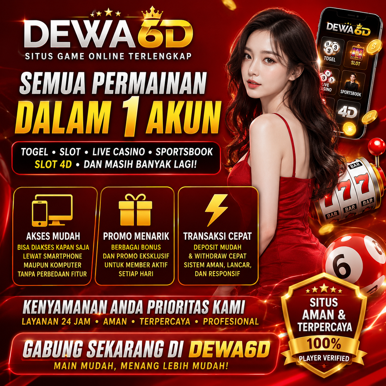 DEWA6D - Daftar Akun Exclusive Situs Toto Macau Sistem Pencairan Aman by Hey siriusly